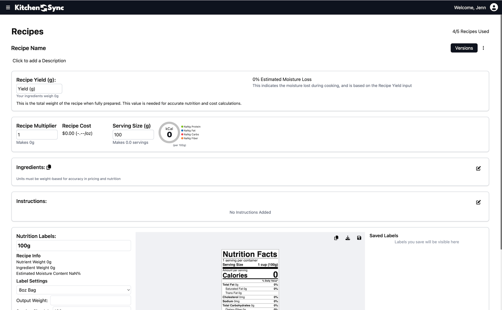 The KitchenSync Recipe Details
